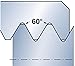 Sandvik Coromant 266RL-16UN02A160M 1125 PVD Coated Solid Carbide CoroThread 266 Threading Insert, UN Thread, 16