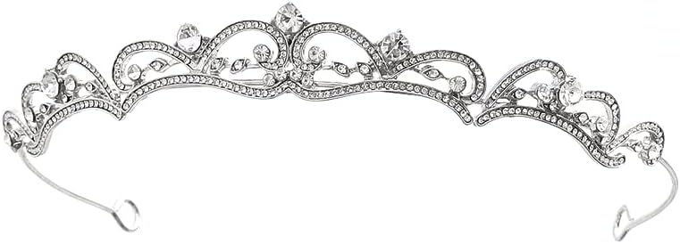 Rhinestone Crystal Bridal Tiara Princess Crown for Women and Girls - Birthday Tiaras