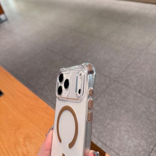 Coque iPhone 17 Pro Max antichoc transparente et magnétique gris de luxe - 3