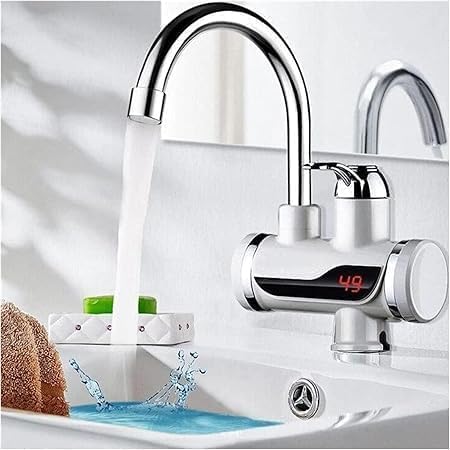 Instant Electric Water Heater Faucet – Tankless Hot Water Heater for Kitchen & Bathroom, Energy-Efficient with Adjustable Temperature Control