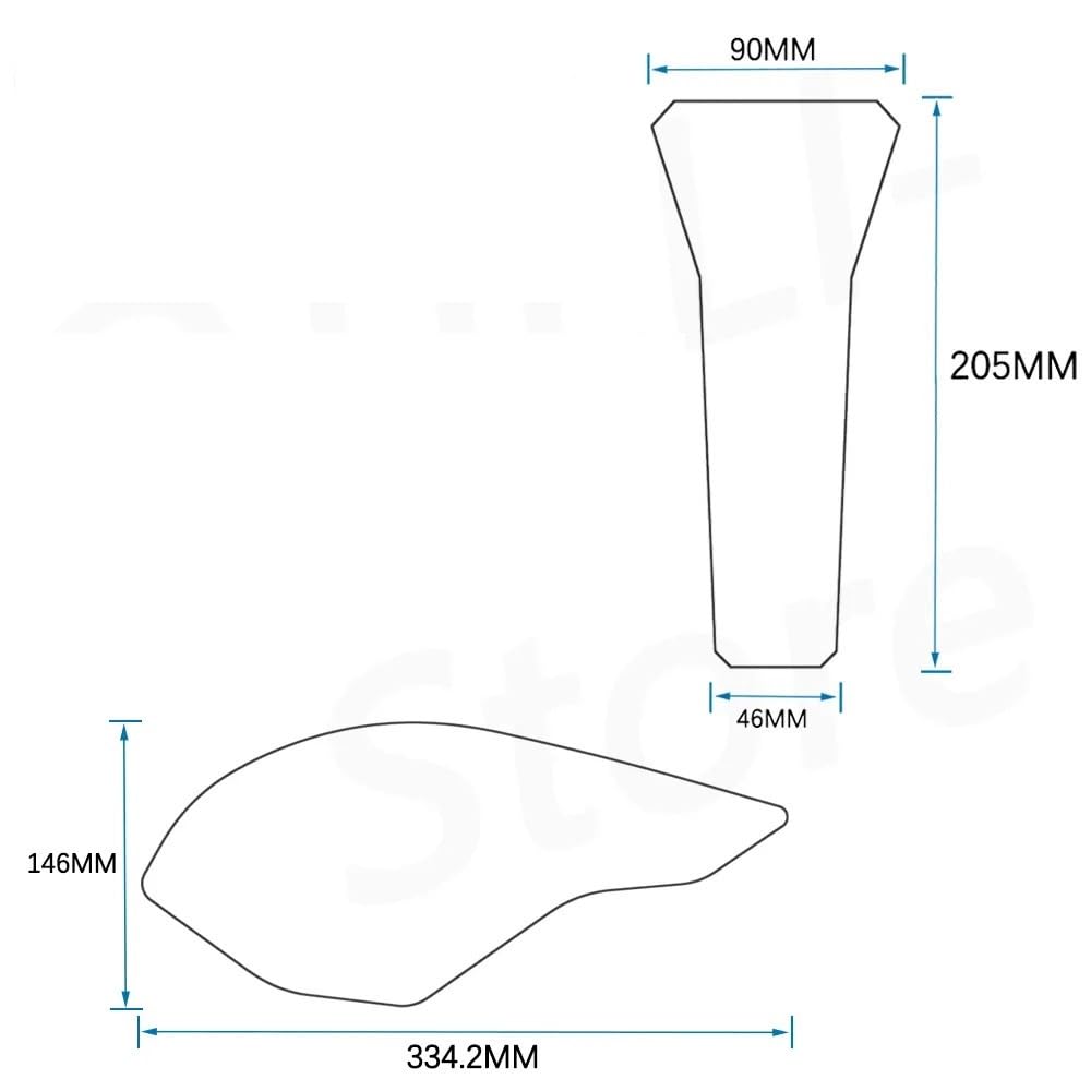 Pad Trazione Lato Serbatoio Carburante Per DAYTONA 675
