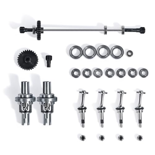 Metal Upgrade Drive Shaft Driving Gear Differential Set for Wltoys 1/28 K969 K979 K989 K999 P929 P939 RC Car Parts