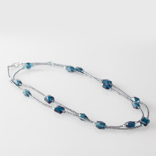 Collier perles de verre OSM l'accessoire idéal de vos soirées d'été - 2