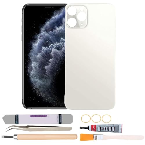 Remplacer vitre arrière brisée : coque en verre iPhone 11 Pro Max avec outils
