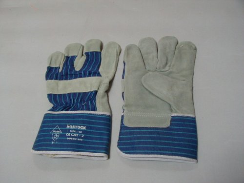 BIG-gants de travail «finger tAUNUS 5 "en cuir croûte-vert-gest. rembourrage, 12Stk.
