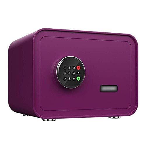 Boîte à clé en acier contre le vol de vos clés et petits objets de valeur coffre violet 25cm