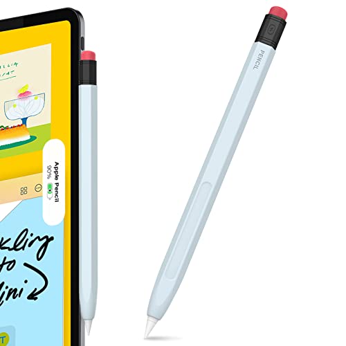 Funda protectora para Apple Pencil Pro y 2 de silicona compatible con carga magnética