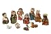Produktbild Mini Krippenfiguren Set 11teilig H.: ca. 10cm Weihnachtsdeko Weihnachtskrippe Krippenzubehör aus Polyresin