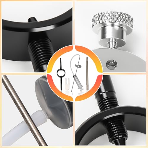 Image of Motorcycle Fork Service Tool Kit,Motorcycle Oil Tool,3PCS Fork Maintenance Tool Set Fork Oil Level Tool, Fork Spring Compressor, and Damper Rod Bleed Tool