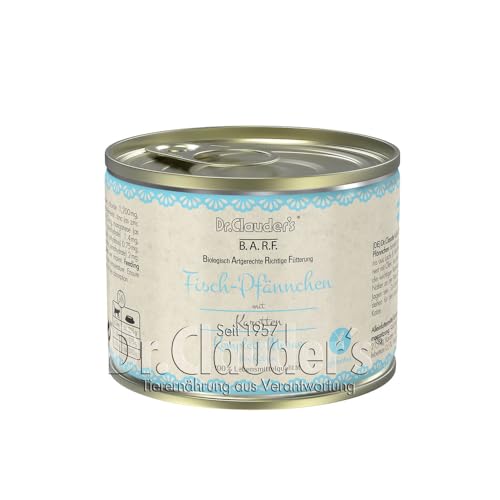 Dr. Clauder's Barf Komplett Menue Fisch-Pfännchen | 6 x 200 g