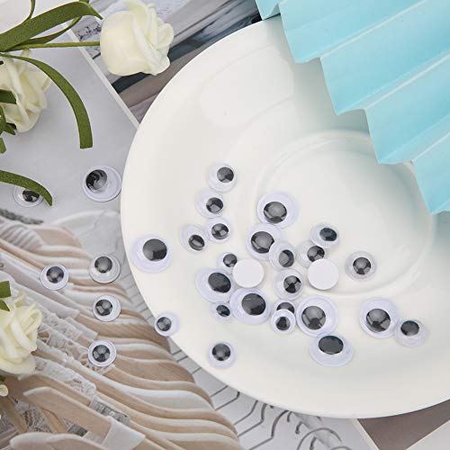 800 Peças 6mm 7mm 8mm 10mm Olhos de Brinquedo de Plástico Acessórios Diy para Artesanato