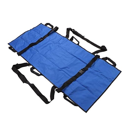 Generic Draw Sheets for Hospital Bed, Transfer Board Reusable Patient Transfer Sheet Bed Repositioning Pillow with Reinforced Handle for Rotating Lifting