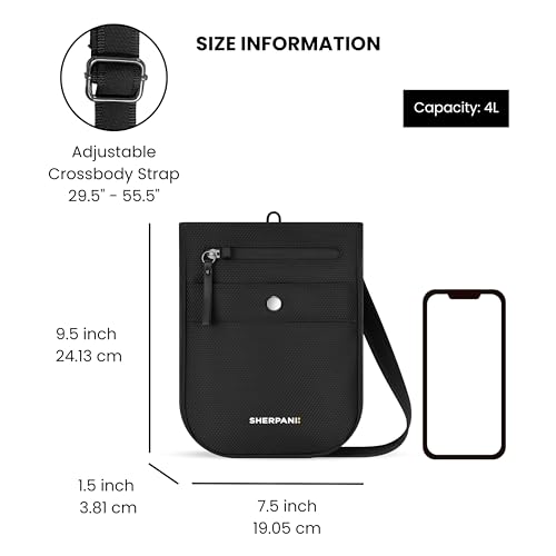 Image of Sherpani Prima, Small Anti Theft Crossbody Bag, Travel Shoulder Bag, Cross Body Purses, Handbags, Travel Gift