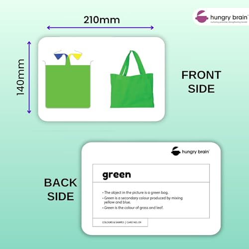 Image of Hungry Brain Flash Cards (Colours & Shapes)