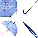 totes Kids Clear Bubble Umbrella with Dome Canopy, Lightweight Design, Wind and Rain Protection, Blue, Kids - 38