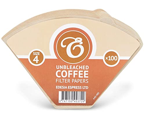 EDESIA ESPRESS – 300 Kegelförmige Kaffeefilter aus Papier – Kaffeefilter Nr.4 für Manuelle Kaffeemaschine, Pour-Over und Sanftes Brühen… – Ansicht 2
