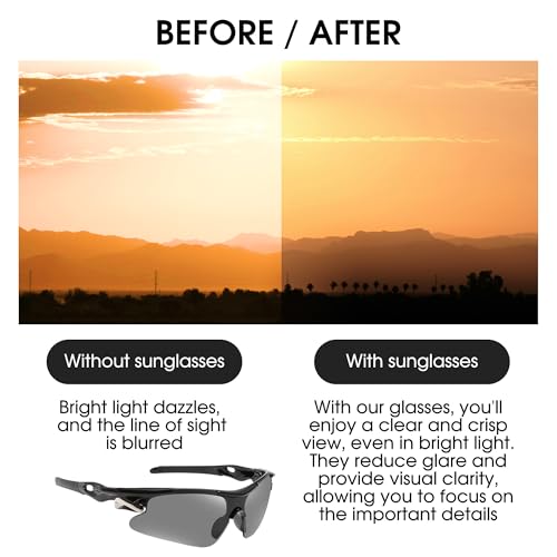 Men's UV400 Outdoor Sport Sunglasses – Lightweight, Durable & Fashionable Protection for Cycling, Running, Hiking & Adventure Activities – Premium Performance Glasses2