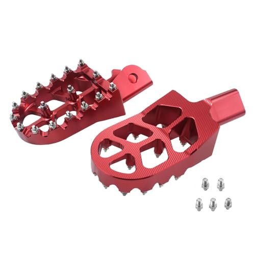 Repose-pieds moto anti-glisse en aluminium pour CRF250F et XR125L, kit cale-pieds rouge