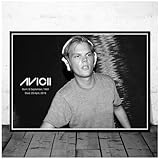 MEIZONGHUOJI Poster Avicii Musiksänger Dj Star Poster 