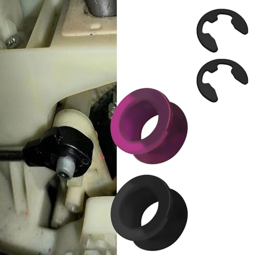 SamWinGear 2PCS Shift Cable Bushing Repair Kit with Clips Shifter Cable Bushing Replacement for Saturn Toyota Jeep Chevrolet Pontiac Transmission Shift Linkage Bush Repair Tool Kit OEM# 33835-08010