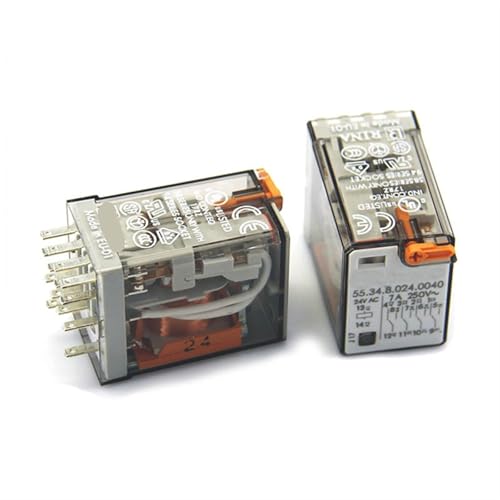 Relais 24V AC Finder 55.34.8.024.0040 intermédiaire de puissance 7A 250VAC à 14 broches