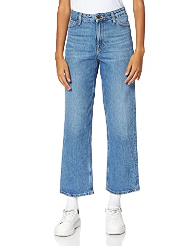 Lee Wide Leg Long, Jeans, Mujer, Azul (Vintage Lewes), 30W/31L
