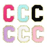 Les patchs alphabet chenille, nous fournissons ici, sont dans la taille : longueur du patch : 8,4 cm ; matériau : chenille ; couleur : rose rouge/rose/blanc/bleu/violet/noir ; dans le paquet : 6 pièces de lettres en chenille brodées.