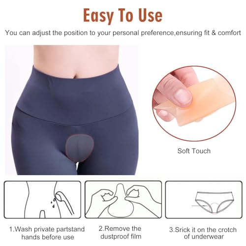 LCIEFKAE 4 Stücke Silikon Private Patch, Unsichtbarer Selbstklebender Patch, Bequemer Und Atmungsaktives Patch, Wiederverwendbares Frauenbadeanzug-Accessoires.