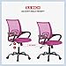BestOffice Office Chair Ergonomic Cheap Desk Chair Mesh Computer Chair Lumbar Support Modern Executive Adjustable Stool Rolling Swivel Chair for Back Pain (Pink)