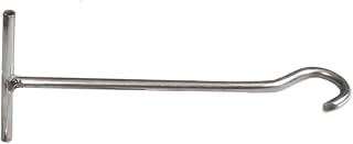 WDJBPSH Portable Hand Hole Hook for Vaults, T Style Manhole Cover Lifter with Handle, Stainless Steel Metal Nail Puller/Pry Bar (Size : 120cm/47.2in)