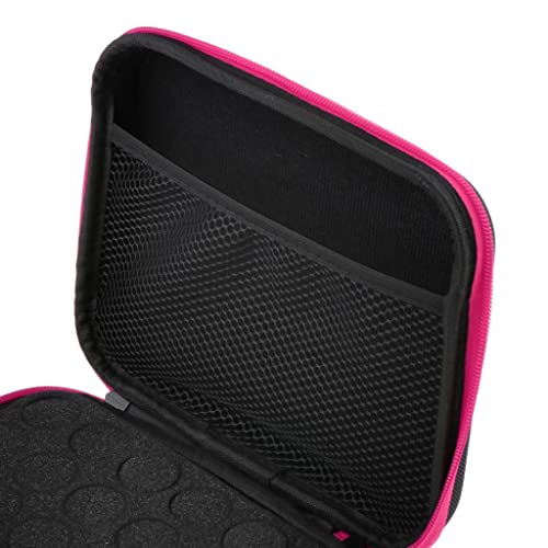 LOVIVER Estojo de transporte de óleos essenciais para 30 frascos de 5 ml, 10 ml e 15 ml, bolsa de ar