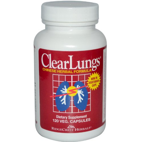 RidgeCrest Herbals ClearLungs - 120 Vegetarian Capsules
