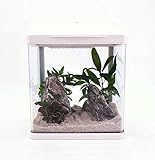 rlebens AquaOne Nano Aquarium Komplettaquarium HR 230 weiß Aquarium inkl. Filteranlage Nanoaquarium Komplett Filter Beleuchtung
