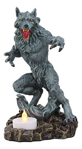 Loup-garou figurine en résine coulée à froid au design sculptural et unique