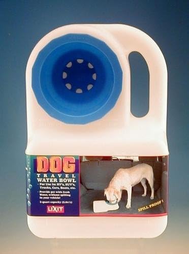 Lixit WB-3 Dog Travel Water Bowl 3QT "Dogs - Waterers"