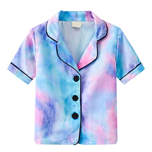 Girls Dinosaur Solid Sleepwear Shorts T Clothes Set Kids Pajamas Boys Toddler Girl Girls Summer Pajamas Size 62