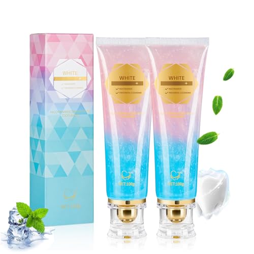 2-Pack Niacinamide Whitening Toothpaste, Niacinamide Intensive Whiten-ing Toothpaste, Triple Whitening Niacinamides Intensive Toothpastes, Deeply Removes Stains, Suitable for Sensitive Teeth