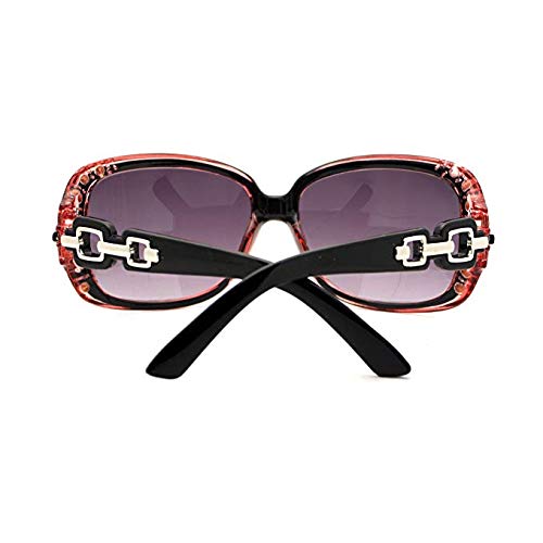 Womens Bifocal Lens Sunglasses Oversized Square Rhinestone Frame (Pink, 2.25)4