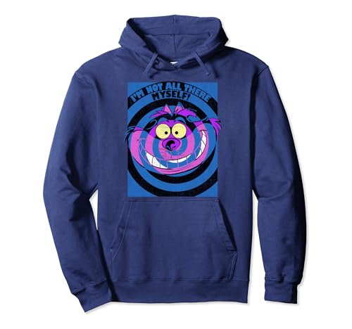 Image of Disney Alice in Wonderland Cheshire Cat Swirl Logo Pullover Hoodie