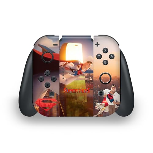 Couverture vinyle Switch OLED DC Super Pets : protège des scratchs et traces de doigts - 5