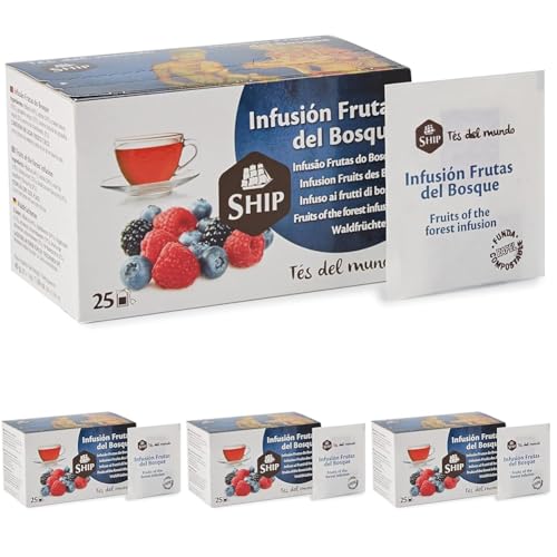 Ship - Té Frutas del Bosque - Caja de 25 Unidades (Paquete de 4) Ship - Té Frutas del Bosque - Caja de 25 Unidades (Paquete de 4)
