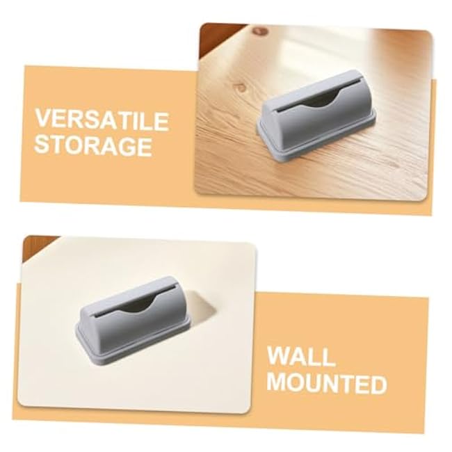 2pcs Garbage Bag Dispenser Holder Kitchen Organizer Box Trash Bag Organizer for Kitchen No-Drill Wall Mount