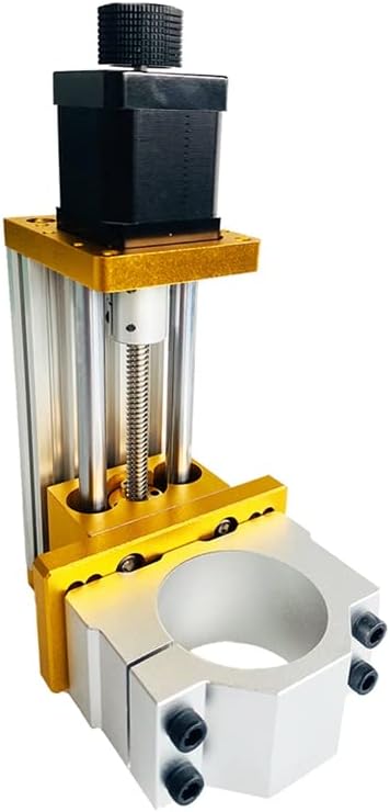Davitu DC Motor - SHGO -CNC Aluminum Sliding Table Apply 17/23 42BYG/57 Stepper Apply 54mm Spindle Fixture T8 Copper Anti-Backlash Nut
