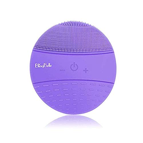 Brosse nettoyante faciale électrique en silicone étanche avec recharge sans fil