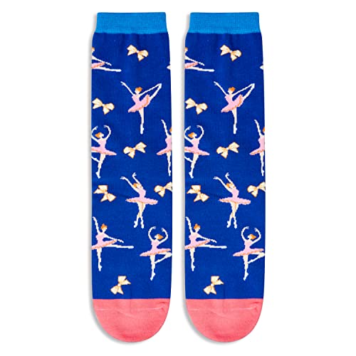 Happypop Dancer Socks For Dancers Ballet Socks Ballerina Socks Dance Teacher Socks, Dancer Gifts Dance Teacher Gifts Ballet Gifts Ballerina Gifts Dancing Gifts #TOP3