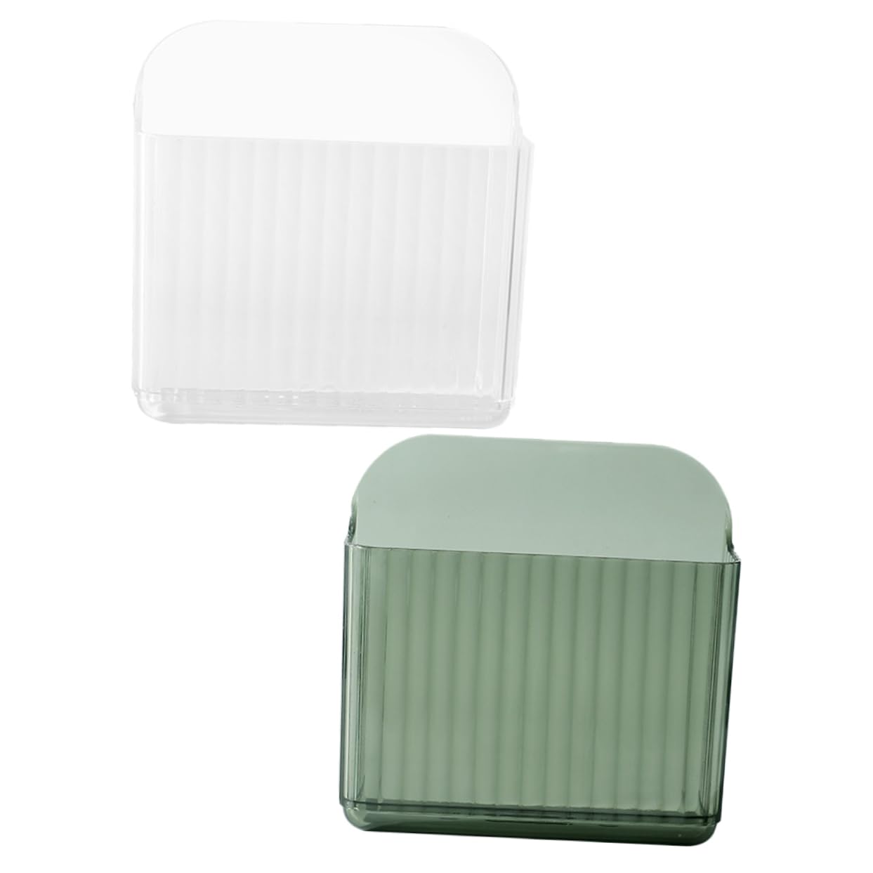 Ciieeo 5 Sätze Fernbedienungs Aufbewahrungsbox Transparenter Halter Organizer Selbstklebender Organizer Wandbehang Controller Aufbewahrung 2 Stück * 5