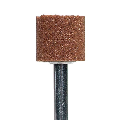 Norton 61463624549 3/4x3/4x1/4 in. Gemini Mounted Points, Alum. Oxide, Type 52, 60 Grit, 5 pack