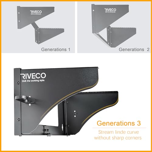 RIVECO 5U Wall Mount Rack for Network Reinforced Heavy Load 66LBS Small Server Racks Vertical & Horizontal Mounting for 19 inches IT & Studio Equipment. by RIVECO - Image 2