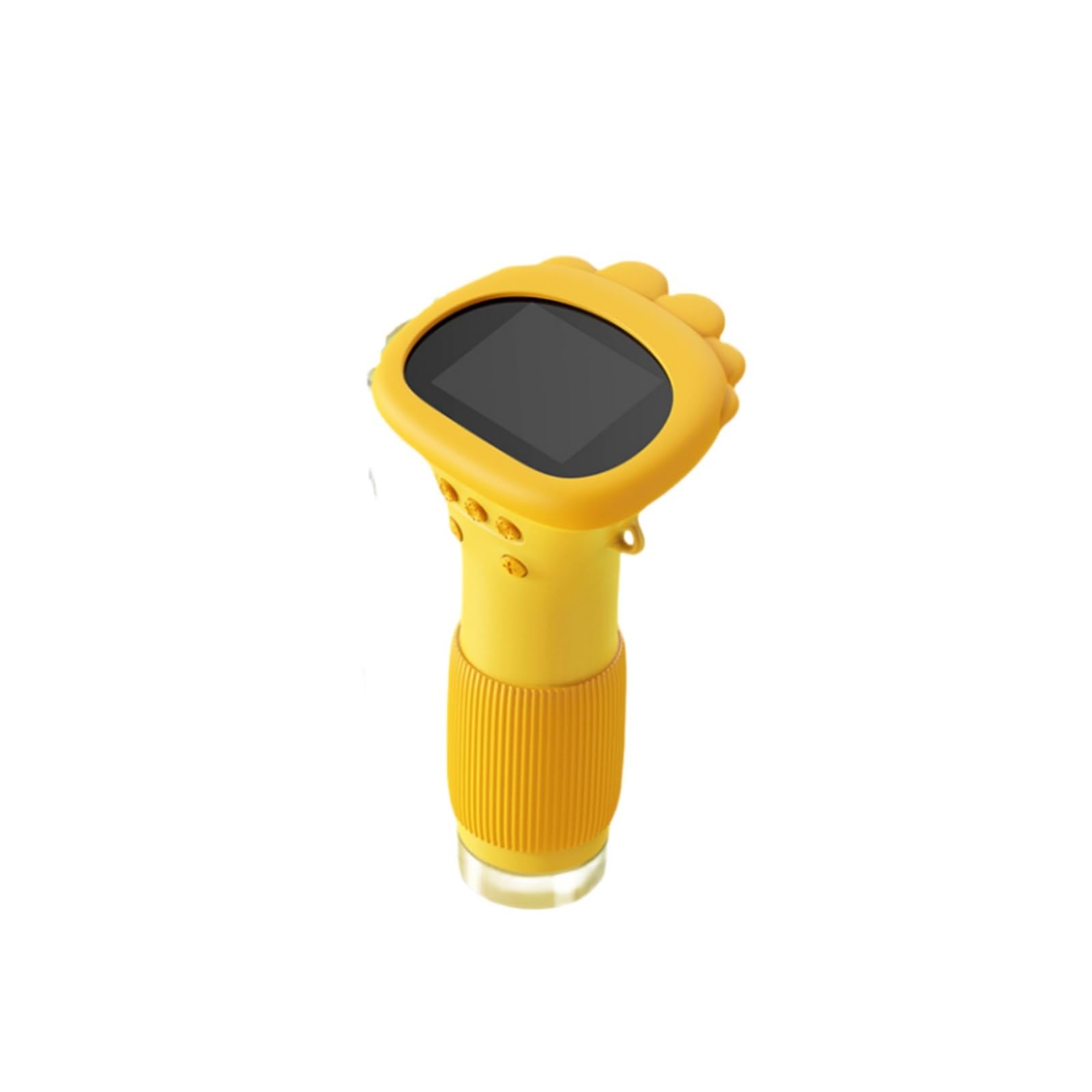 Mini microscopio de Bolsillo 2,0 Pulgadas, 1000X, Utensilios for experimentos científicos for niños, Laboratorio Mano, Juguete for Exteriores for(Yellow with Card)