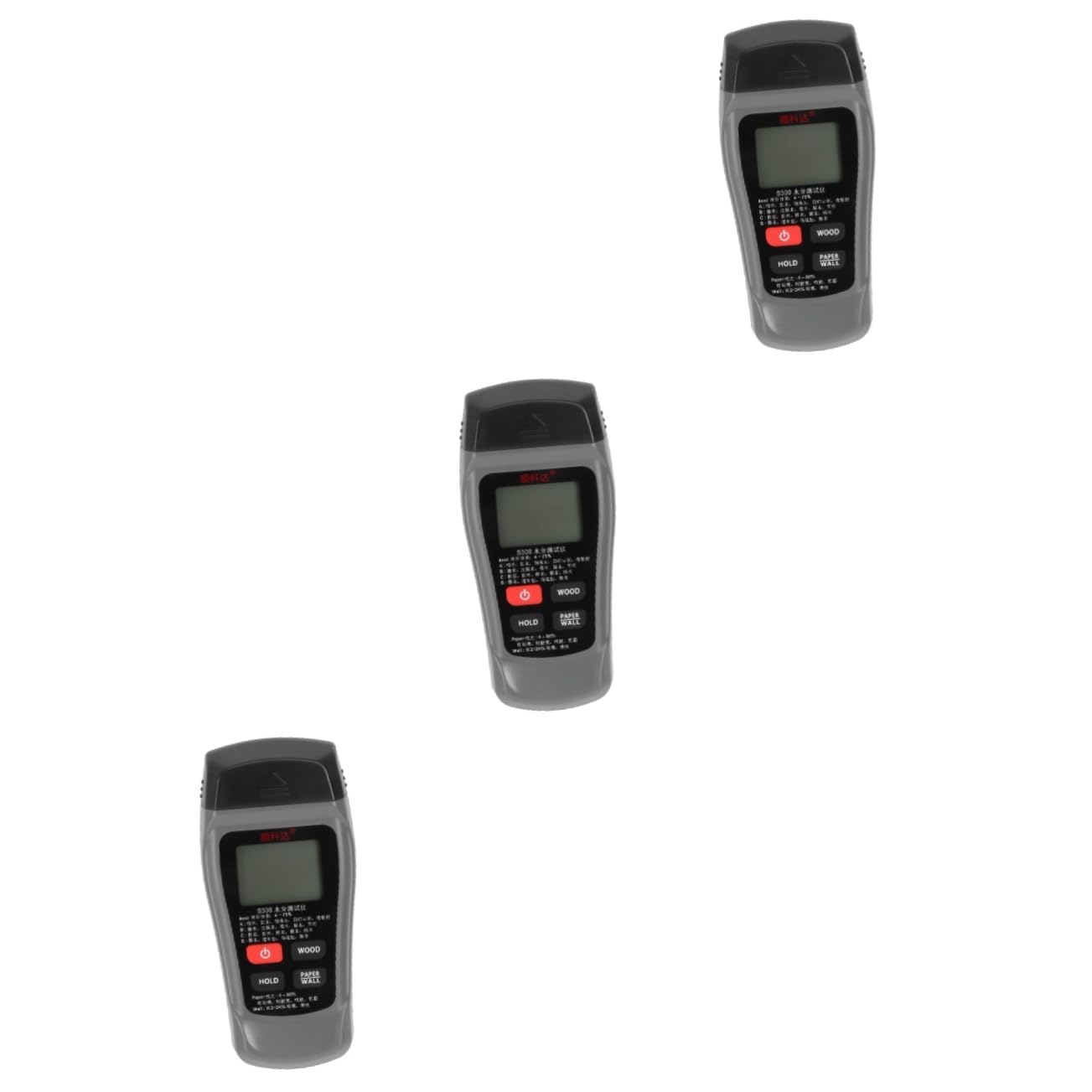 Humidimètre pour mur et plantes SHINEOFI : lot de 3 testeurs d'humidité